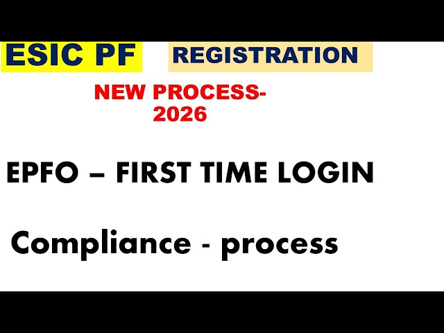 EPF Employer Login First Time | ESI PF Registration Process 2026 | EPFO Portal Login | # KAYUCENTER