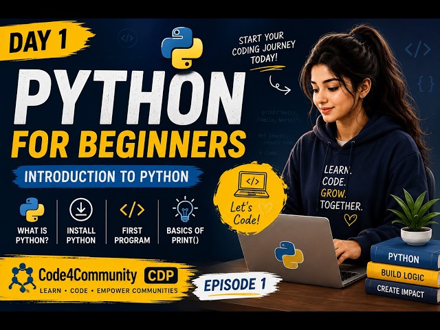 Python for Beginners: Start Coding Today!
