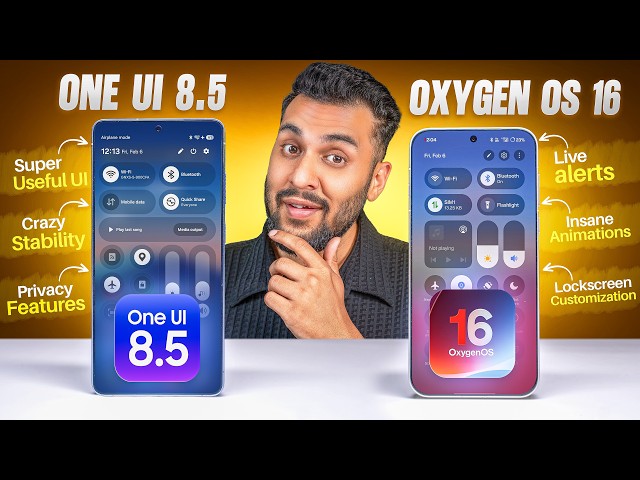 One UI 8.5 vs Oxygen OS 16 - Kings of Android UI 👑 COMPARED!