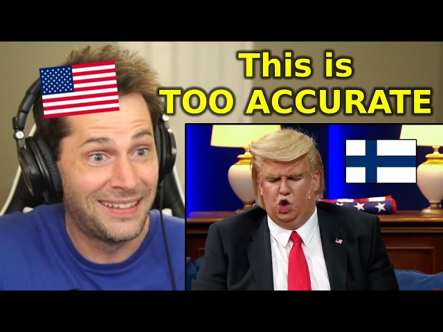 American Reacts to Finnish Satire About Donald Trump (Putous)