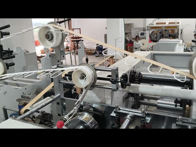 Fully automatic 220 square bottom paper bag machine