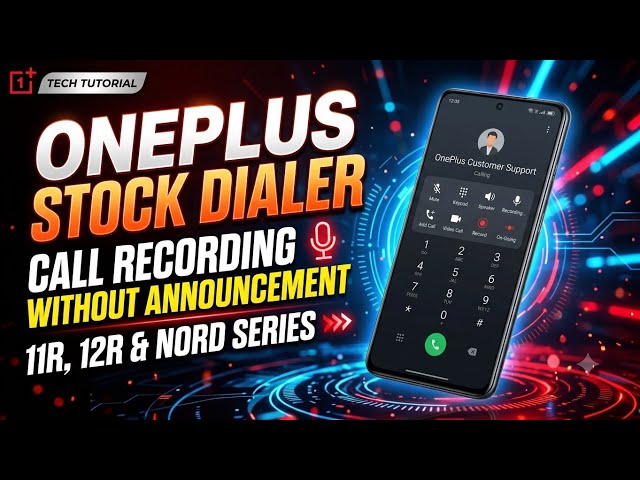 OnePlus Stock Dialer Install 🔥 OnePlus 11R, 12R, 13R & Nord Series | Original Dialer