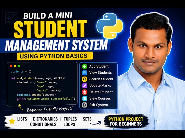 Build a Mini Student Management System Using Python Basics