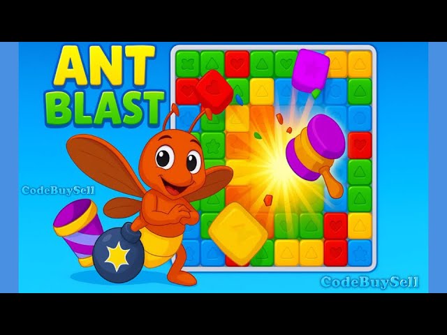 Ant Blast POP Puzzle Game Development - Unity Source Code | Reskin Project