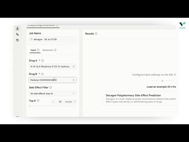 Predicting Drug Interaction Risks with Decagon on Vecura