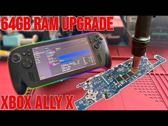 Ultimate Xbox Ally X Mod - 64GB 8000Mhz RAM Upgrade