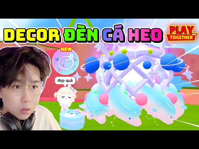 Play Together | JunB Hoảng Hốt Decor Đèn Cá Heo Mộng Mơ Từ Hộp Bốc Thăm Siêu Đẹp!