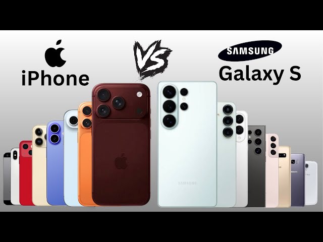 iPhone vs Samsung Galaxy S Evolution (2010–2026)| The Ultimate Smartphone Battle