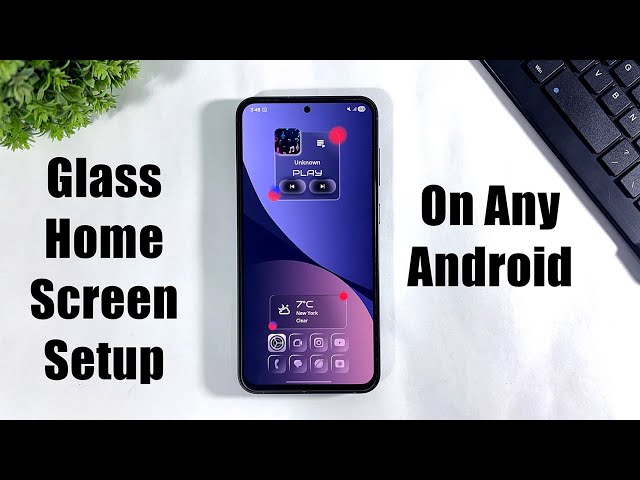 Glass Home Screen SETUP On Any Android | FREE