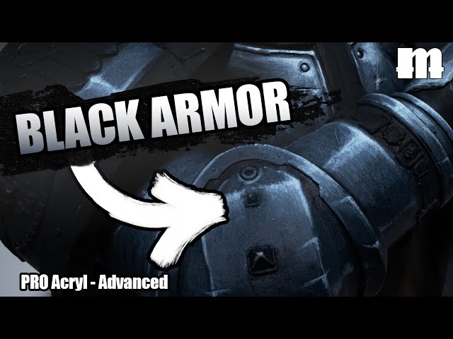 How to Paint NMM Black Armor - PRO Acryl Advanced