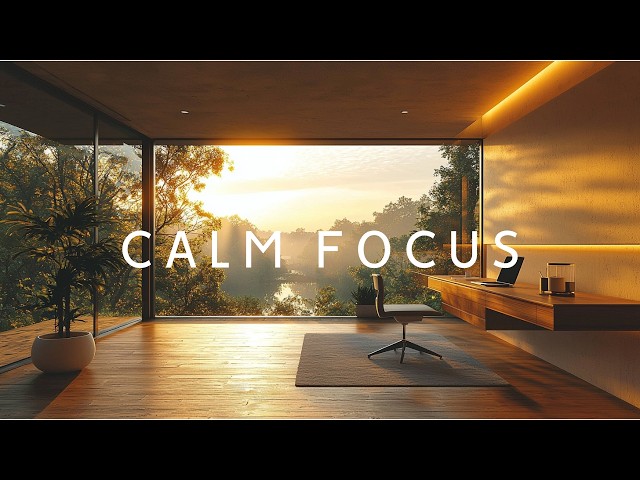 CALM FOCUS - Morning Flow Music for Deep Work, Coding & Remote Productivity (3 Hours)