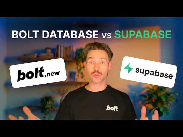 So what's the difference between a Bolt Database and Supabase?