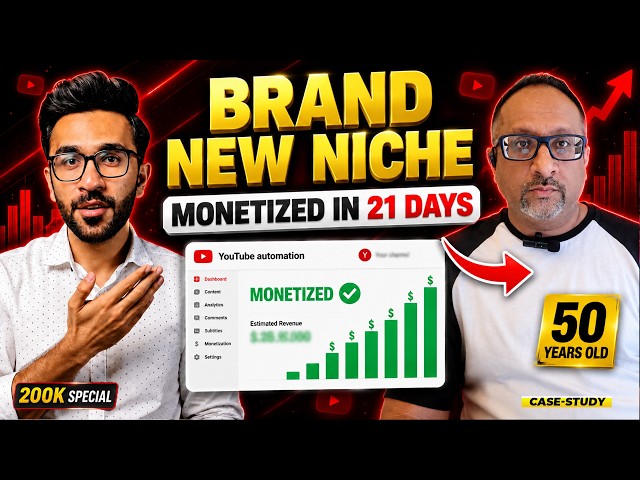 This 50 Year Old Invented a Brand New Faceless Niche & Monetized It in 21 Days! [Case Study]