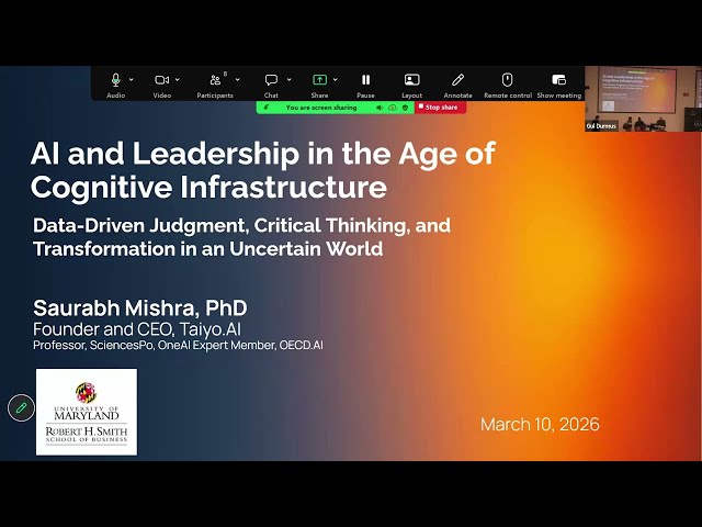 AI And Leadership In The Age Of Cognitive Infrastructure