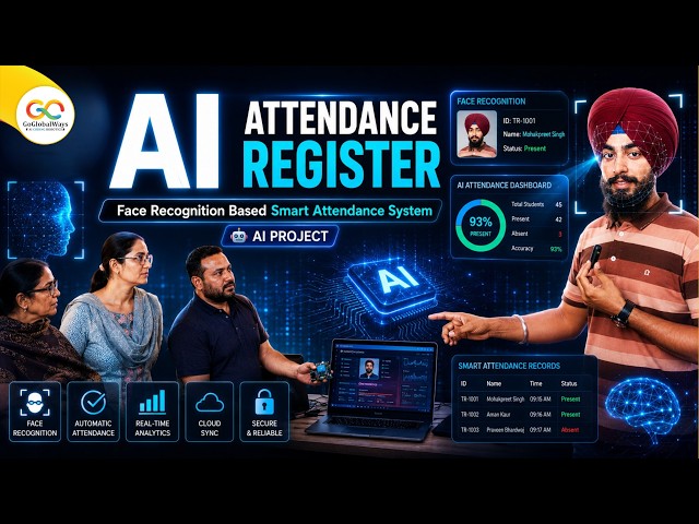 AI Attendance Register with Face Recognition | Future of Smart Classrooms
