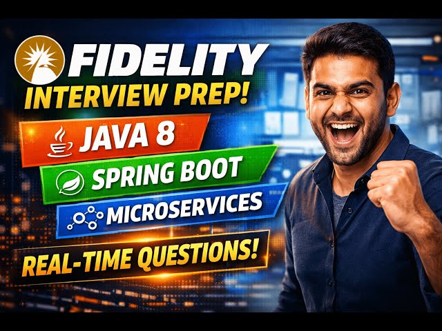 🔔 Fidelity Investments Java Interview | 2–7 Years Experience | Java 8 | Spring Boot | Microservices