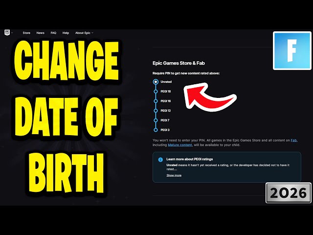 How to Change Fortnite Date of Birth - 2026