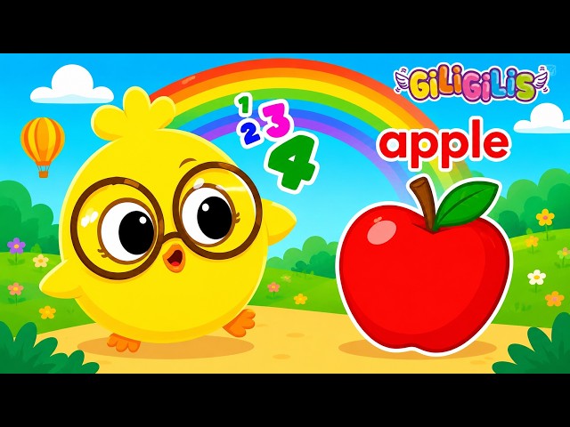 🍎 Learn ABC with Apples 🎵 Fruits, Vocabulary & Happy Songs for Kids | Best Melodies