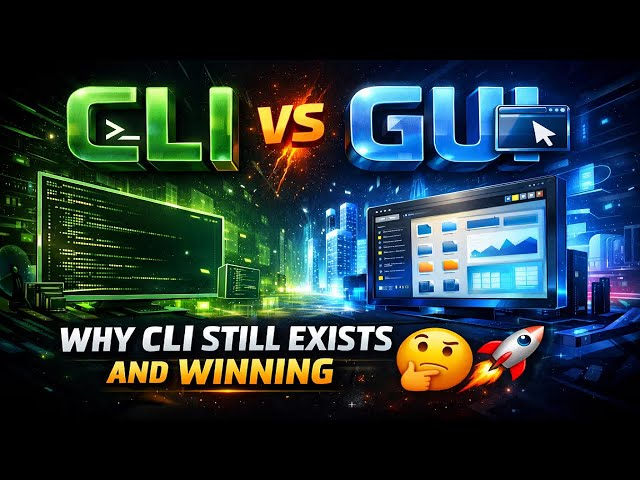 CLI vs GUI   Why the Command Line Still Exists and Winning