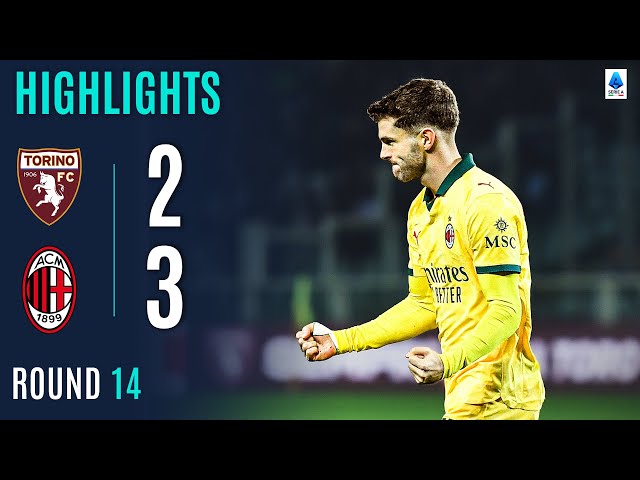 TORINO-MILAN 2-3 | RESUMEN | Pulisic, el héroe de los rossoneri | Serie A 2025/26