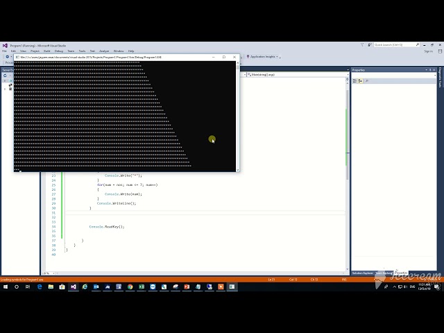 Nested For Loop Asterisk