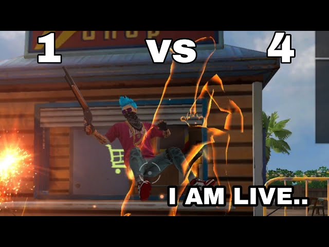 Live:1 vs 4 gameplay  free fire join in my live stream #India 🇮🇳🇮🇳.. #Beatplayer