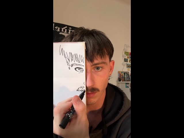 POSCA Self Portrait with Artist @aleshnikowww