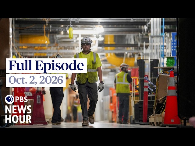 PBS News Hour live episode, Oct. 2, 2026