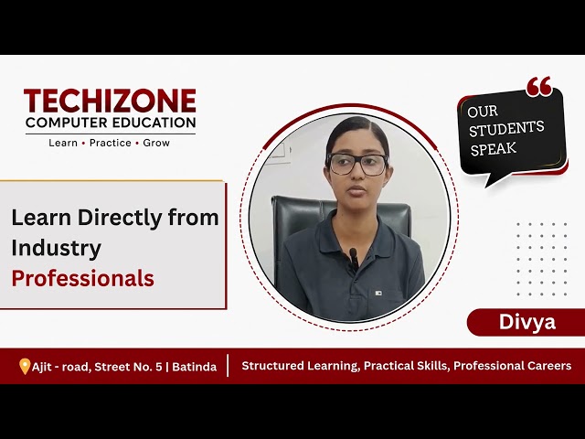 Student Voice #03 | Divya Kumar | Building Practical Computer Skills & Confidence at Techizone ⭐