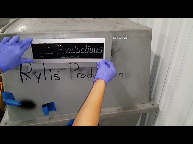Custom cut RylisPro logo stencils from Howe Racing Enterprises!