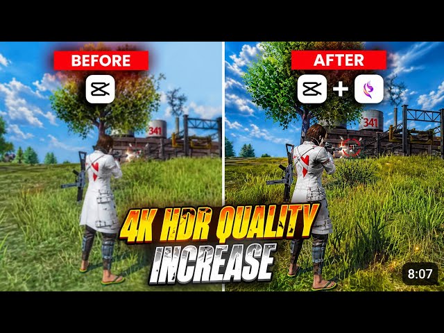 Free Fire Quality Tutorial For 😮 Easy Capcut app || How to Quality Increase For In || CapCut app 