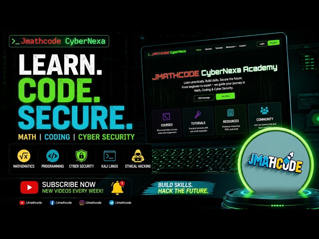 Welcome to Jmathcode | Learn Math, Coding & Cyber Security in Bangla