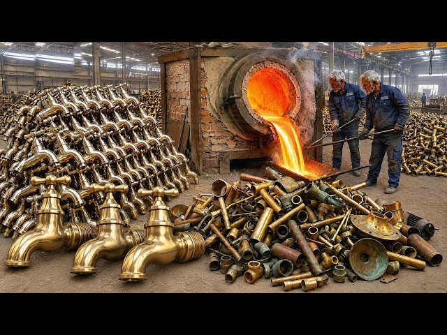 Top 6 Unbelievable Old Brass Scrap Recycling To Factory Manufacturing . & Mass Production Processes