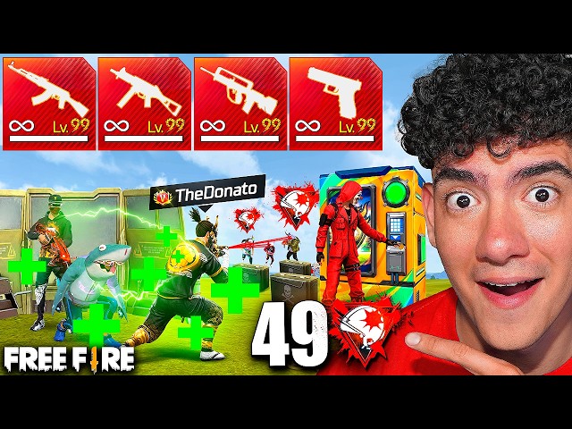 I HIRED 1 MISHERO AND TWO HEALERS IN FREE FIRE TO GET 50 KILLS IN 1 MATCH !! - TheDonato