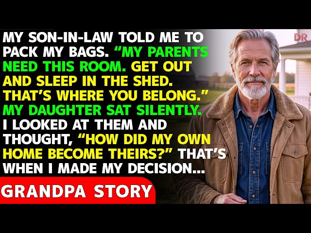 My Son-in-Law Told Me, “Sleep in the Shed. My Parents Need Your Room.” So I Made My Decision.