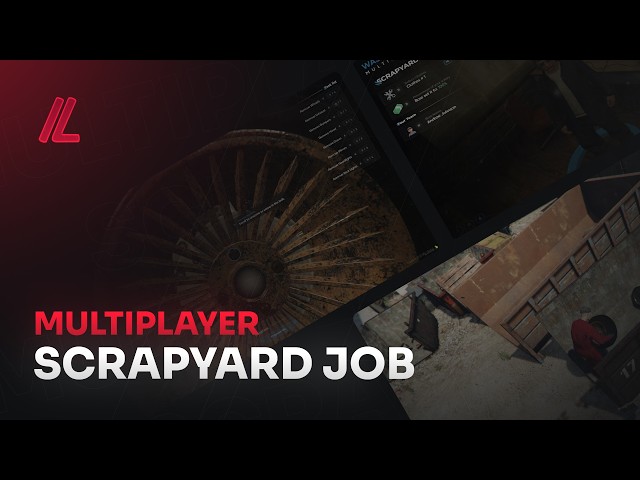 Fivem Multiplayer Scrapyard Job [ESX & QBCore & QBOX & vRP & STANDALONE]