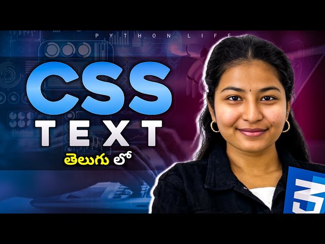 Css text in Telugu 