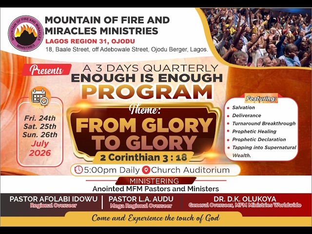 QUARTERLY ENOUGH IS ENOUGH PROGRAMME {DAY 2}