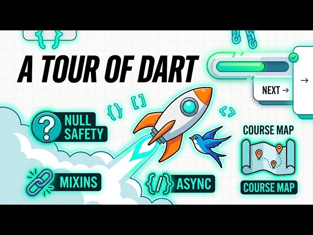 Learn Dart Language in 7 Minutes | Complete Dart Crash Course