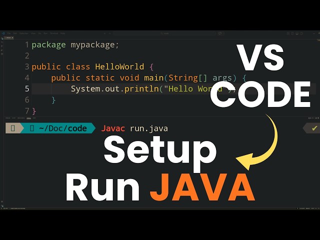 How to Install VS Code for Java & Run Your First Java Program (Step-by-Step Guide)