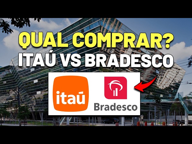 BANCO ITAÚ VS. BANCO BRADESCO: WHICH IS BETTER AFTER THE DIP? BANK STOCKS FALLING ITUB4 BBDC4