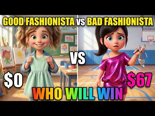 Good Fashionista vs Bad Fashionista : Real Style vs Trends Chasing | Fashion Learning for Kids