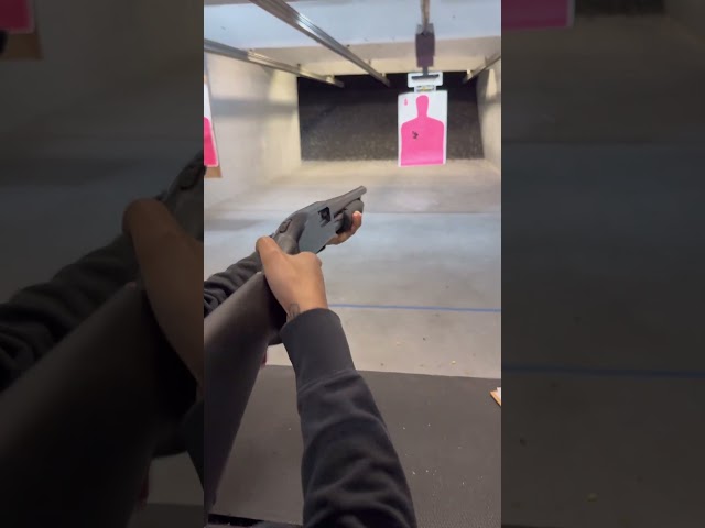 First time shooting a shotgun #wow #focus #pain #prepare #training