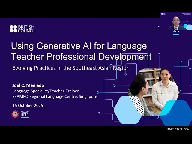 Using Generative AI for Language Teacher Professional Development Evolving Practices in the Southeas