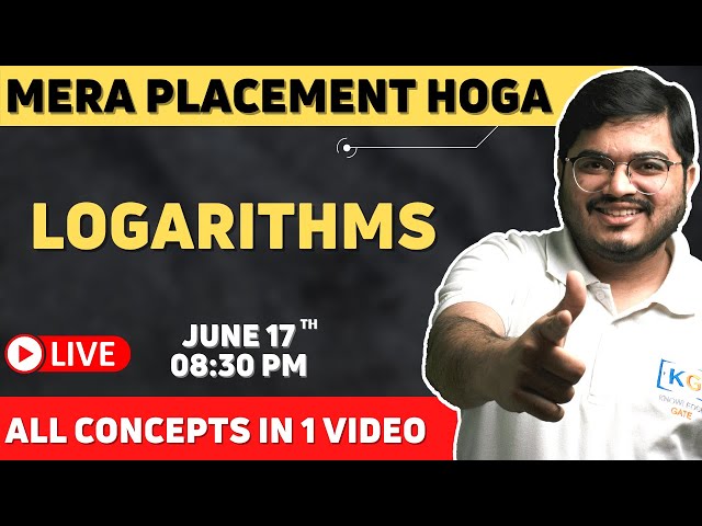 Logarithms | Complete Concepts, Tricks & Practice in One Shot