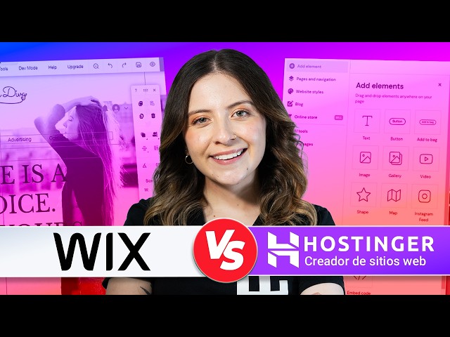 Hostinger vs Wix | ¿Qué creador de sitios web deberías usar?