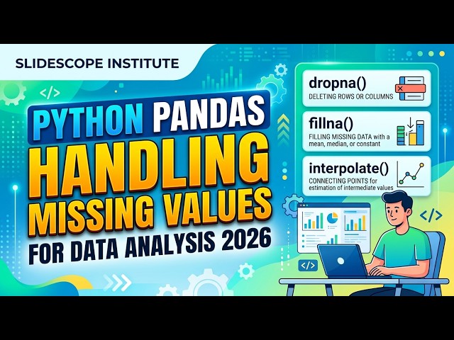 Python Pandas -  Handling Missing Values for Data Analysis 2026 - (fillna, dropna, interpolate)