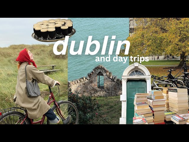 ireland vlog 🇮🇪 my husbands first time in dublin, howth day trip, wicklow sheepdogs, trinity college