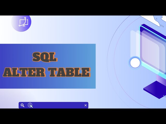 SQL | ALTER TABLE
