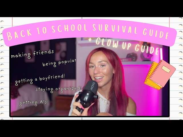 BACK TO SCHOOL Survival Guide + Glow up Guide (FRESHMAN YEAR TIPS)